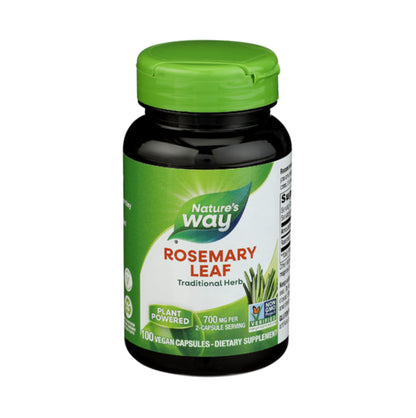 Nature's Way 迷迭香葉 100 粒全素膠囊（每 2 粒膠囊 700 毫克）#14162