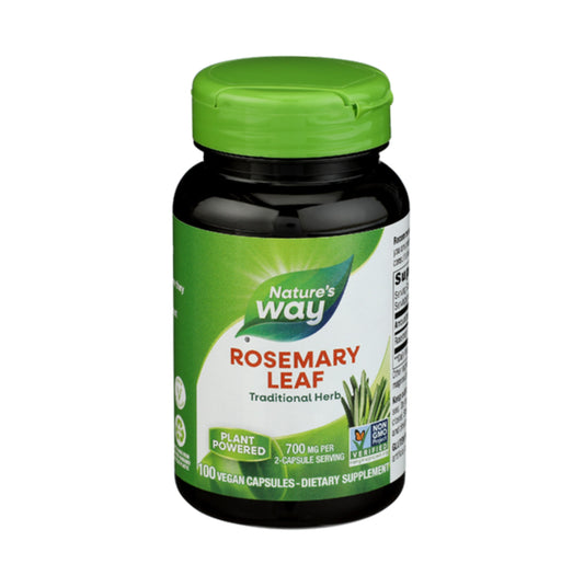 Nature's Way 迷迭香葉 100 粒全素膠囊（每 2 粒膠囊 700 毫克）#14162