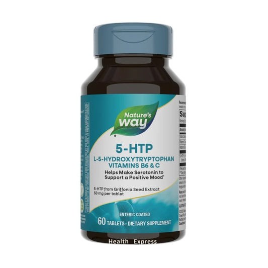 Nature's Way 5-HTP (5-Hydroxytryptophan), 60 Capsules [Parallel Import] #45250
