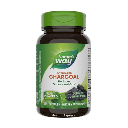 Nature's Way Activated Charcoal 100 Capsules #2070 [Parallel Import]
