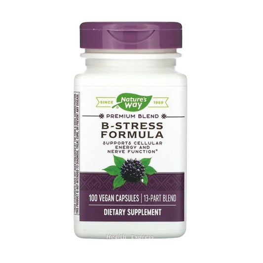 Nature's Way B-Stress Formula 100 Vegan Capsules #40631 [Parallel Import]
