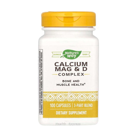 Nature's Way Calcium Magnesium with Vitamin D 100 Capsules #41420 [Parallel Import]
