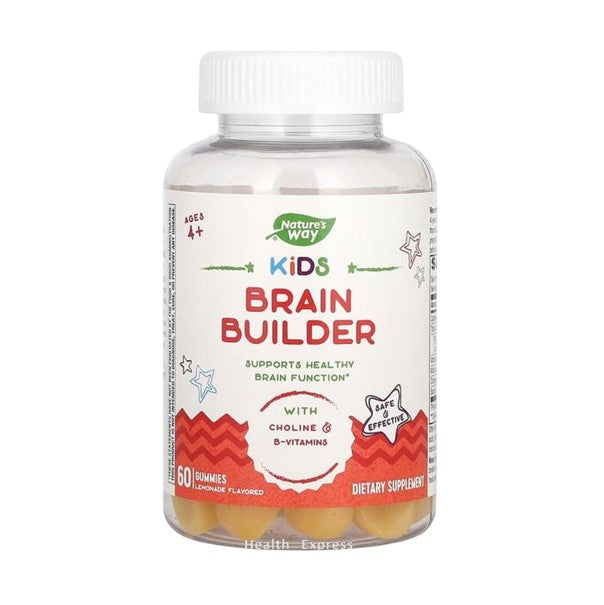 Nature's Way Children's Brain Development Support Gummies, Ages 4+, Lemonade Flavor, 60 Gummies [Parallel Import] #13882
