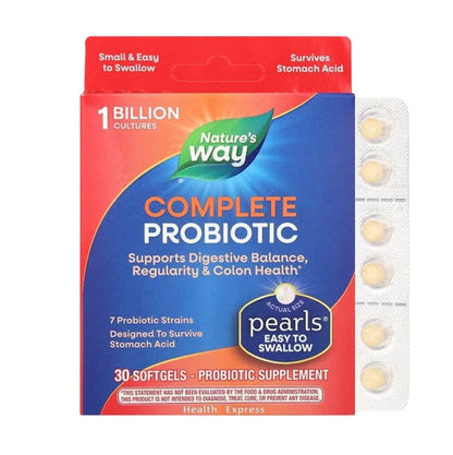 Nature's Way Complete Probiotic Pearls 1 Billion CFU 30 Softgels #4363 [Parallel Import]
