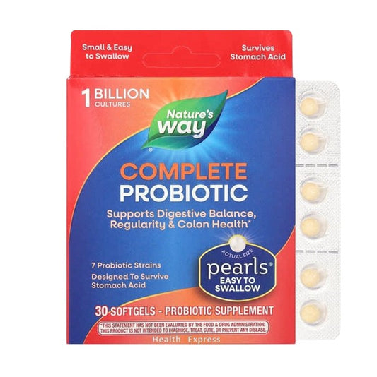 Nature's Way Complete Probiotic Pearls 1 Billion CFU 30 Softgels #4363 [Parallel Import]
