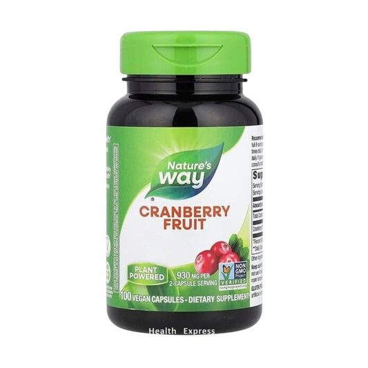 Nature's Way Cranberry Fruit 100 Vegan Capsules (465 mg per capsule) #12150 [Parallel Import]
