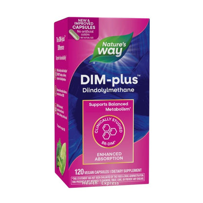 Nature's Way DIM-Plus, 120 Vegetarian Capsules [Parallel Import] #14850
