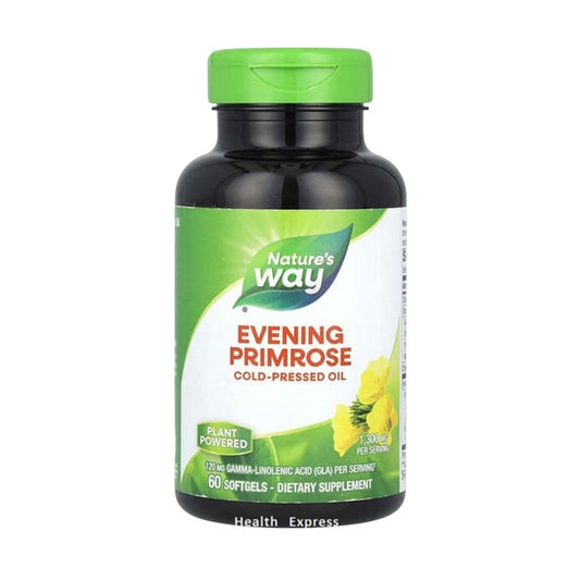 Nature's Way Evening Primrose 1,300 mg 60 Softgels #15418 [Parallel Import]
