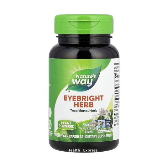 Nature's Way Eyebright Herb 100 Vegan Capsules (560 mg per 2 Capsules) #12500 [Parallel Import]
