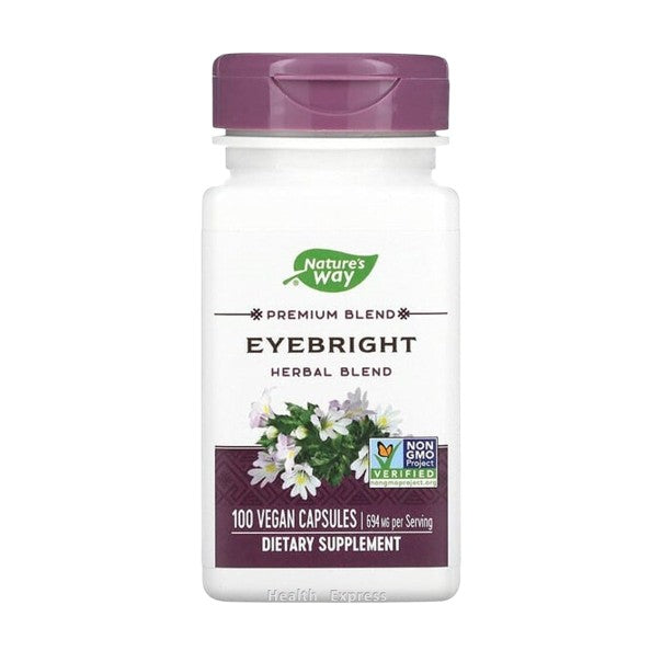 Nature's Way Eyebright Herbal Blend 100 Vegan Capsules (694 mg per 2 Capsules) #380 [Parallel Import]
