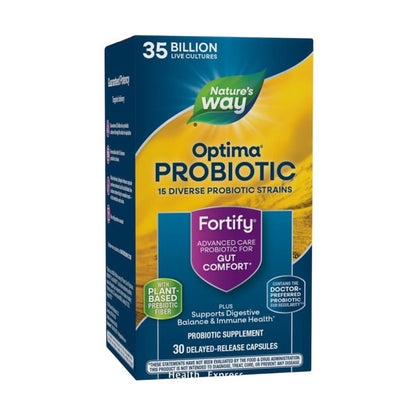 Nature's Way Fortify Optima Daily Care 35 Billion CFU 30 Delayed-Release Capsules #15652 [Parallel Import]
