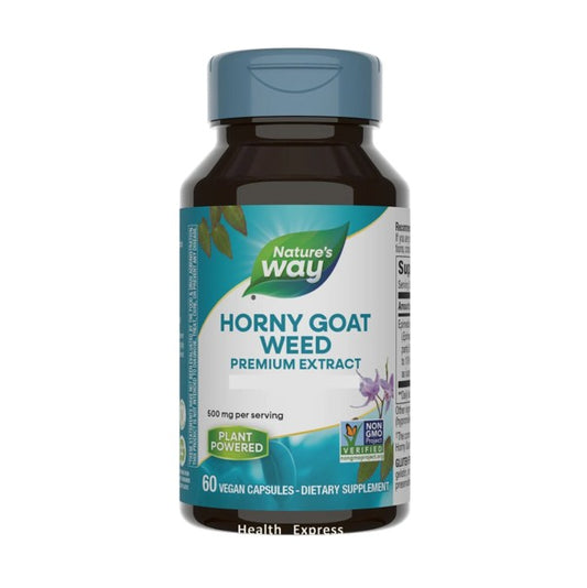 Nature's Way Horny Goat Weed Premium Extract, 60 Capsules [Parallel Import] #15311

