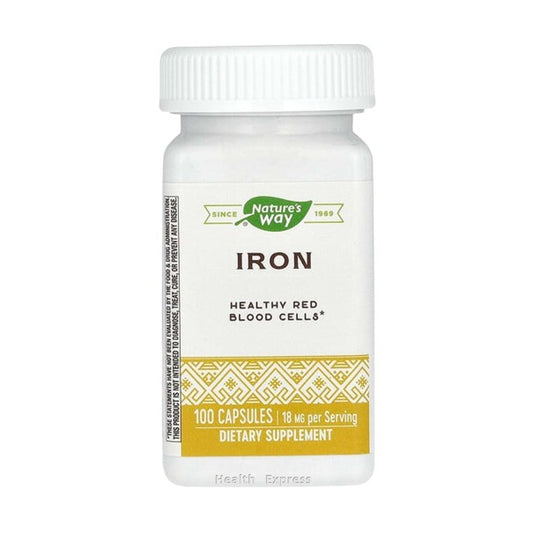 Nature's Way Iron 18 mg, 100 Capsules [Original Parallel Import] #41041
