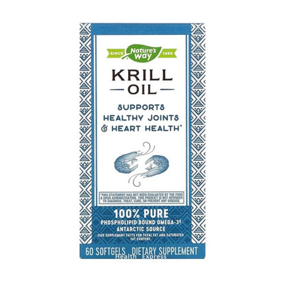 Nature's Way Krill Oil 60 Softgels #15432 [Parallel Import]
