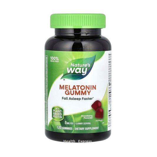 Nature's Way Melatonin Gummies Strawberry Flavor 120 Gummies (5 mg per 2 gummies) #13750 [Parallel Import]
