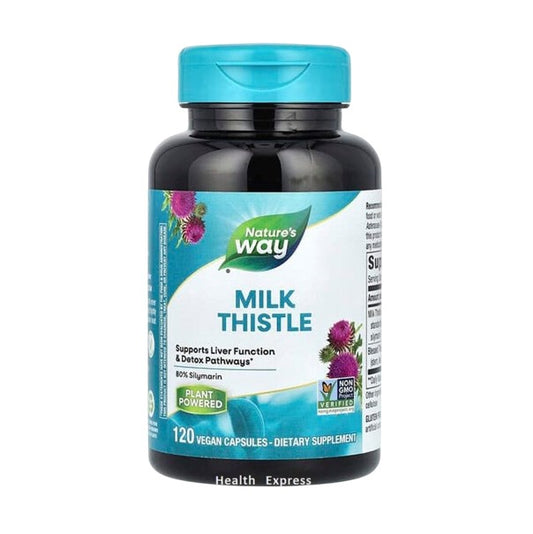 Nature's Way Milk Thistle 120 Vegan Capsules #15355 [Parallel Import]
