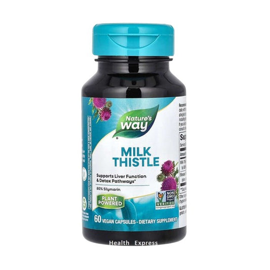 Nature's Way Milk Thistle 60 Vegan Capsules #62400 [Parallel Import]
