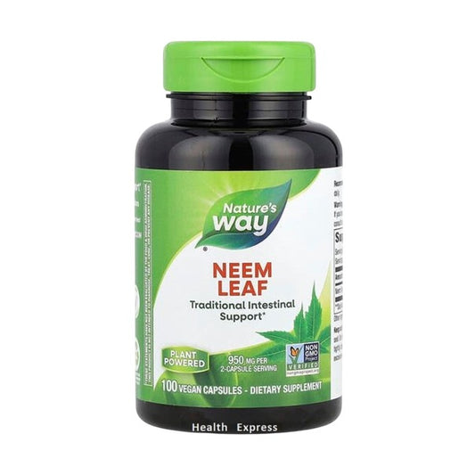 Nature's Way Neem Leaf, 100 Vegetarian Capsules (950 mg per 2 capsules) [Parallel Import] #15120
