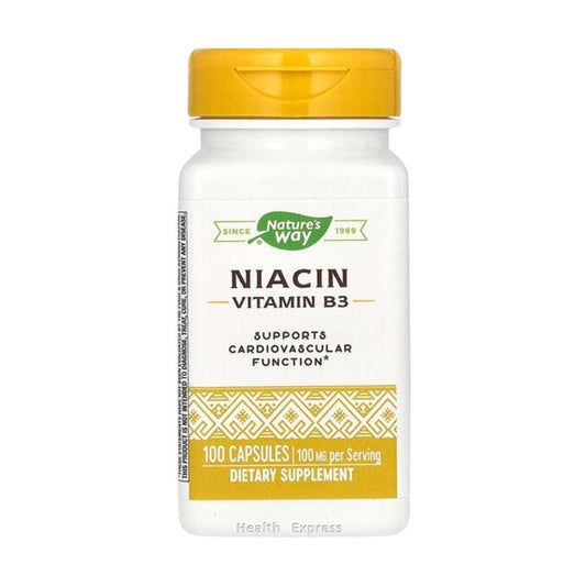 Nature's Way Niacin Vitamin B3 100 Capsules (100 mg per Capsule) #40470 [Parallel Import]
