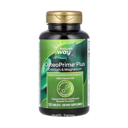 Nature's Way OsteoPrime Plus Calcium & Magnesium 120 Tablets #7712 [Hong Kong & Macau Version Parallel Import]
