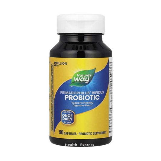Nature's Way Primadophilus Bifidus Probiotic 5 Billion CFU 90 Capsules #6860 [Parallel Import]
