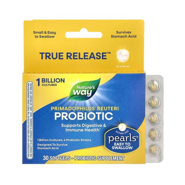 Nature's Way Primadophilus Reuteri Probiotic 1 Billion CFU 30 Softgels #15752 [Parallel Import]
