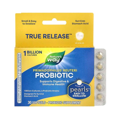 Nature's Way Primadophilus Reuteri Probiotic 1 Billion CFU 30 Softgels #15752 [Parallel Import]
