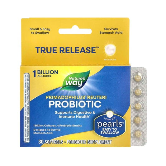 Nature's Way Primadophilus Reuteri Probiotic 1 Billion CFU 30 Softgels #15752 [Parallel Import]
