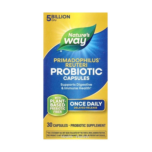 Nature's Way Primadophilus Reuteri Probiotic 5 Billion CFU 30 Capsules #14240 [Parallel Import]
