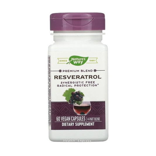 Nature's Way Resveratrol, 60 Vegetarian Capsules [Parallel Import] #15611
