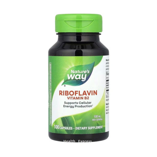 Nature's Way Riboflavin Vitamin B2 100 Capsules (100 mg per Capsule) #40421 [Parallel Import] (Packaging Randomly Provided)
