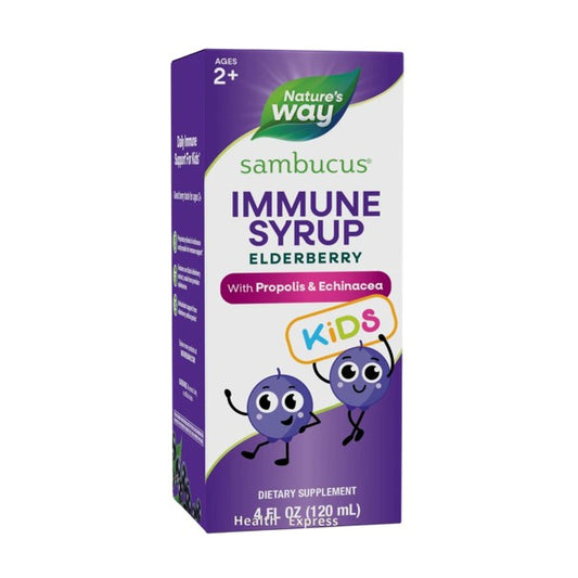 Nature's Way Sambucus Kids Elderberry Immune Syrup, 120 ml [Parallel Import] #6973
