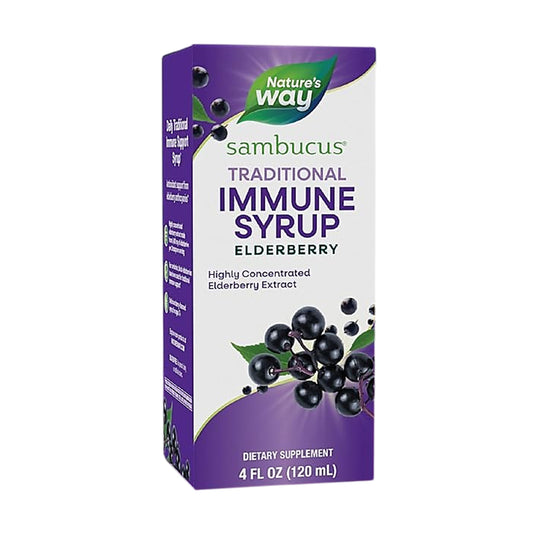 Nature's Way  Sambucus Traditional Immune Syrup Elderberry 4 fl oz (120 ml) #6970 [Parallel Goods]