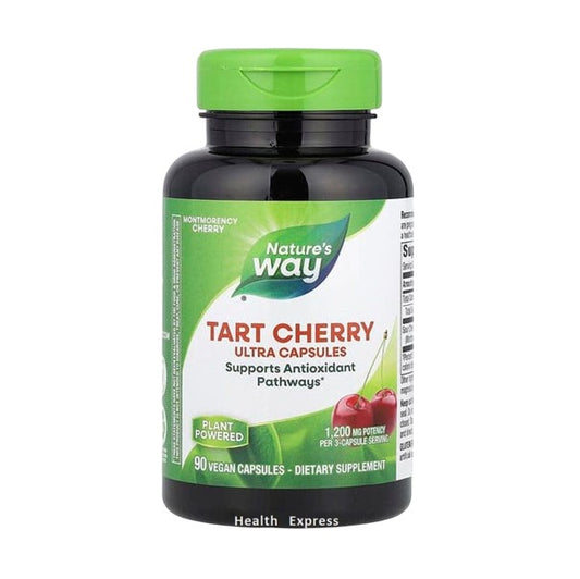 Nature's Way Tart Cherry Ultra Capsules 90 Vegan Capsules (1,200 mg per 3 Capsules) #56445 [Parallel Import]
