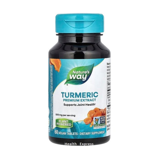 Nature's Way Turmeric Premium Extract 500 mg per Tablet 60 Tablets #63100 [Parallel Import]
