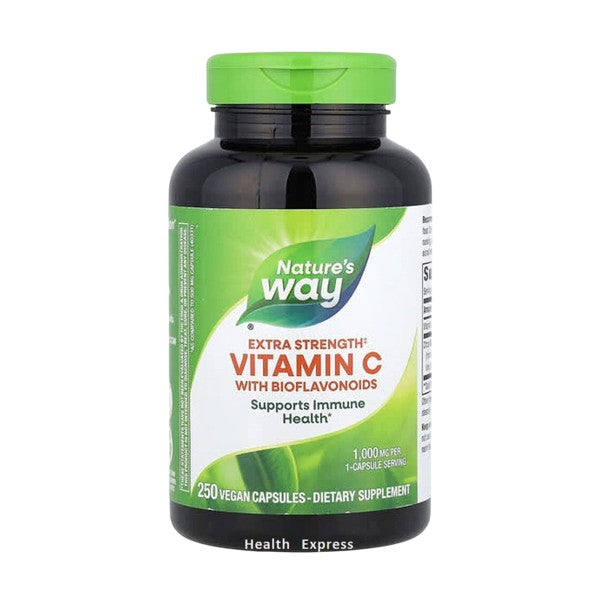 Nature's Way Vitamin C with Bioflavonoids 1000 mg, 250 Vegetarian Capsules [Parallel Import] #15465
