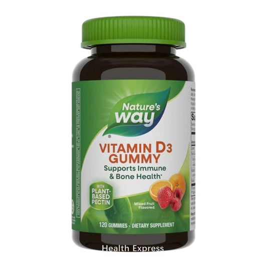 Nature's Way Vitamin D3 Gummies Mixed Fruit Flavor 120 Gummies #13608 [Hong Kong & Macau Version Parallel Import]

