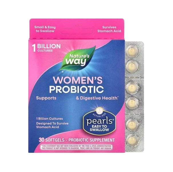 Nature's Way Women's Probiotic Pearls 1 Billion CFU 30 Softgels #4213 [Parallel Import]
