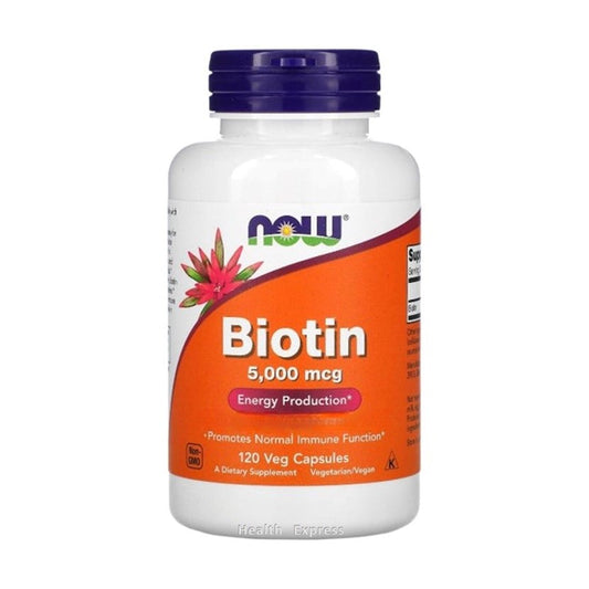 Now Foods Biotin 5;000 mcg 120 Veg Capsules [Parallel Import]