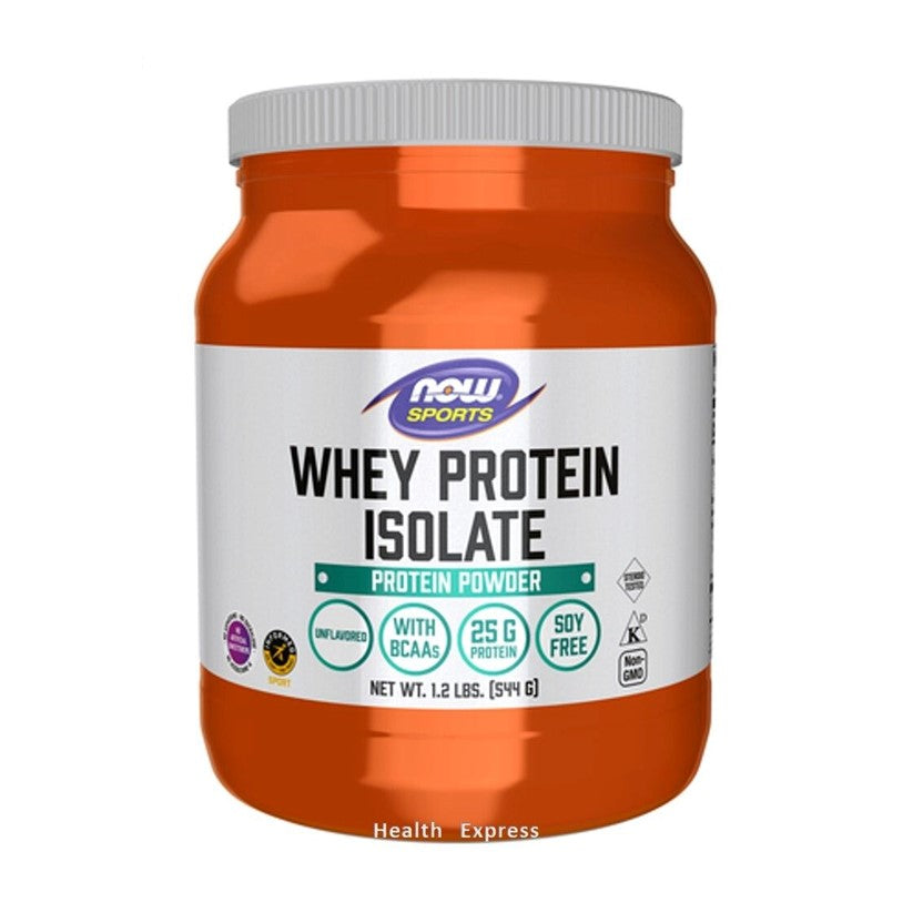 Now Foods Sports Whey Protein Isolate Unflavored 1.2 lbs (544 g) [Parallel Import]