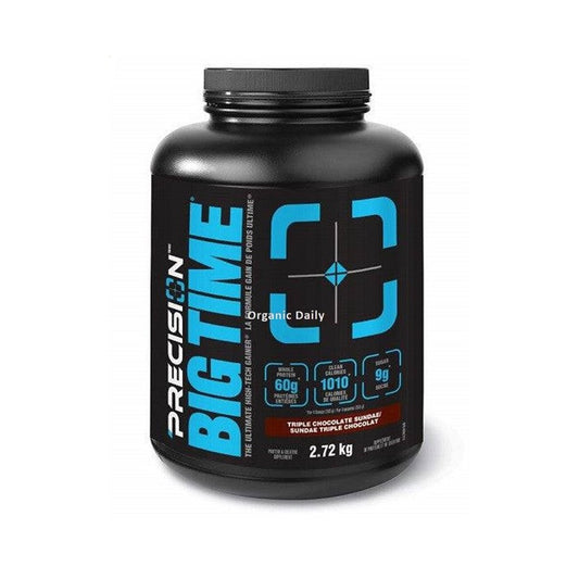 PRECISION  BIG TIME Gainer - Triple Chocolate Sundae 2.72kg