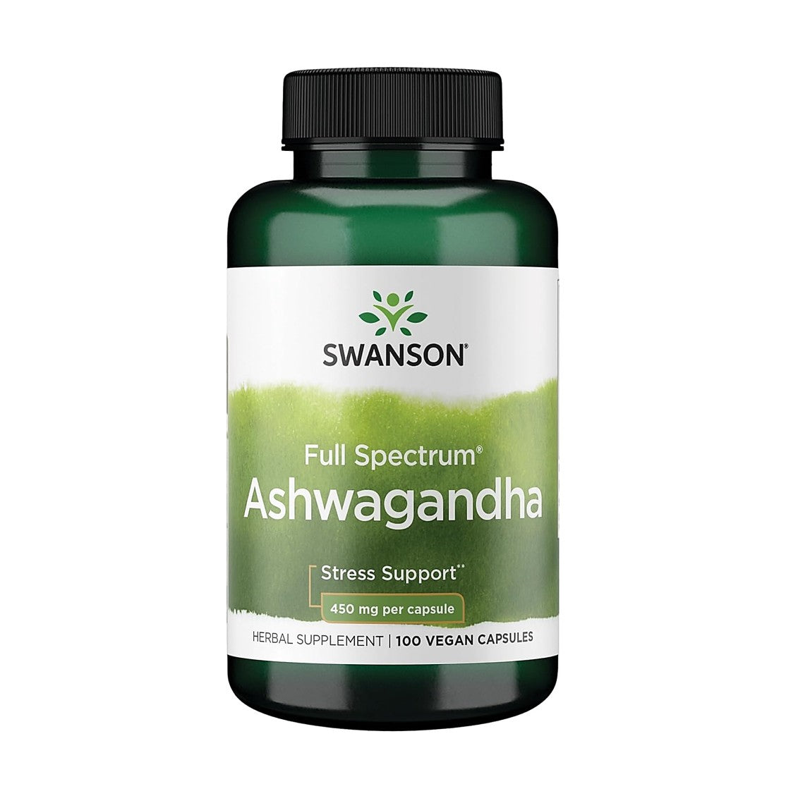 SWANSON 全譜南非醉茄 100 粒素食膠囊（每粒 450 毫克）