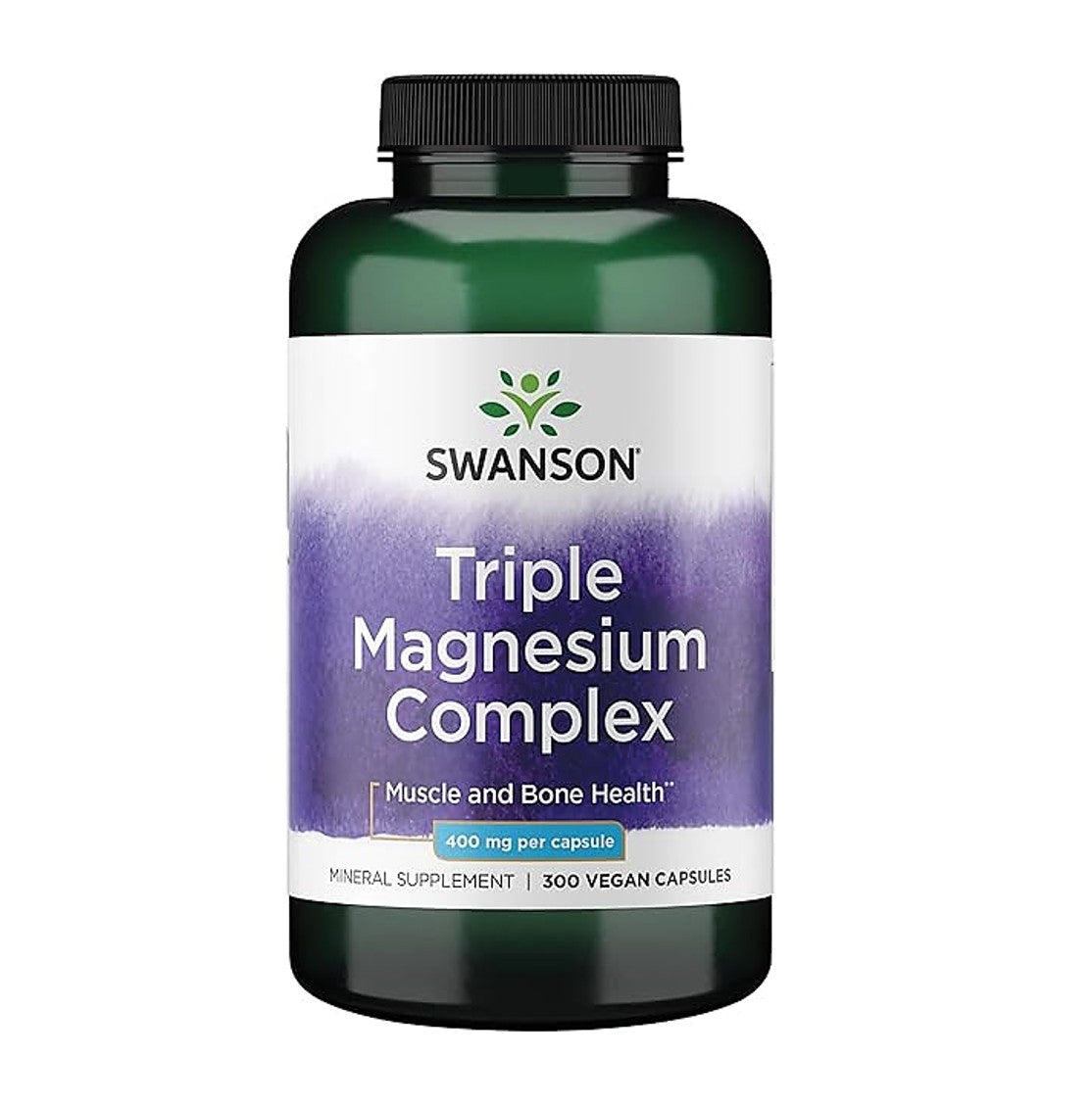 SWANSON 三重鎂複合物 400 毫克 300粒素食膠囊