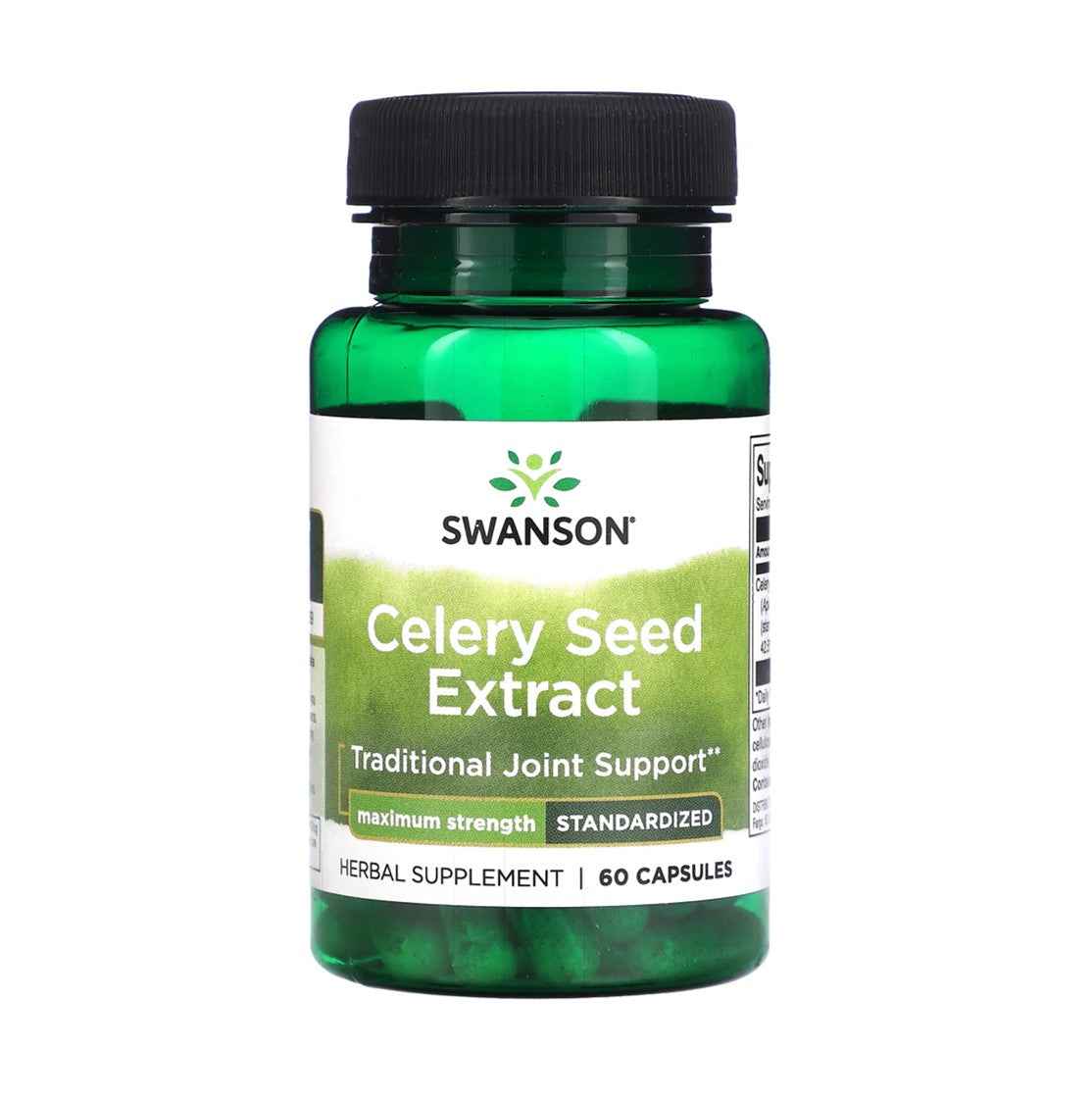 SWANSON Extra Strength Celery Seed Extract 150 mg, 60 Capsules [Parallel Import]
