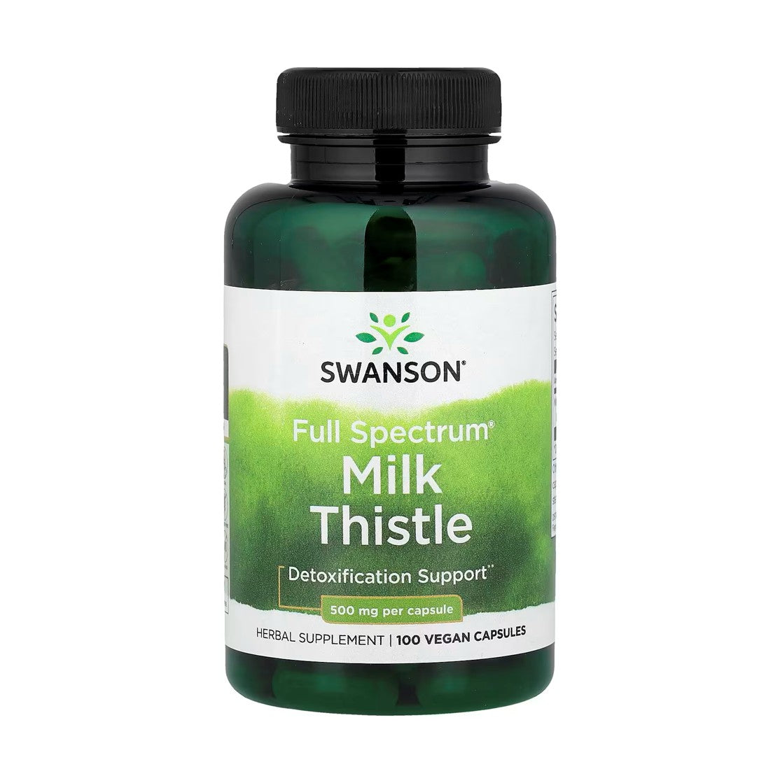 SWANSON Full Spectrum Milk Thistle 500 mg, 100 Vegetarian Capsules \[Parallel Import]

