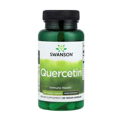 SWANSON High Potency Quercetin 475 mg, 60 Vegetarian Capsules [Parallel Import]
