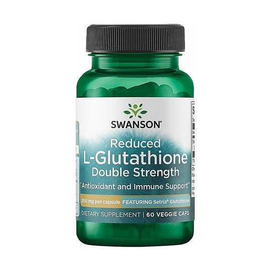 SWANSON 雙倍強效 還原型L-穀胱甘肽 200毫克 60粒素食膠囊