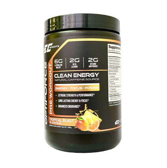 EC SPORTS OPTIFORCE PRE WORKOUT- 鍛鍊能量粉(熱帶風情味486g) (Earth's Creation) 美國製造