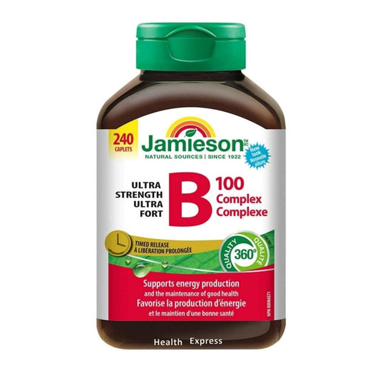 Jamison 特強長效天然維他命 B 雜 100 240 粒 加量裝 (全新配方及包裝)