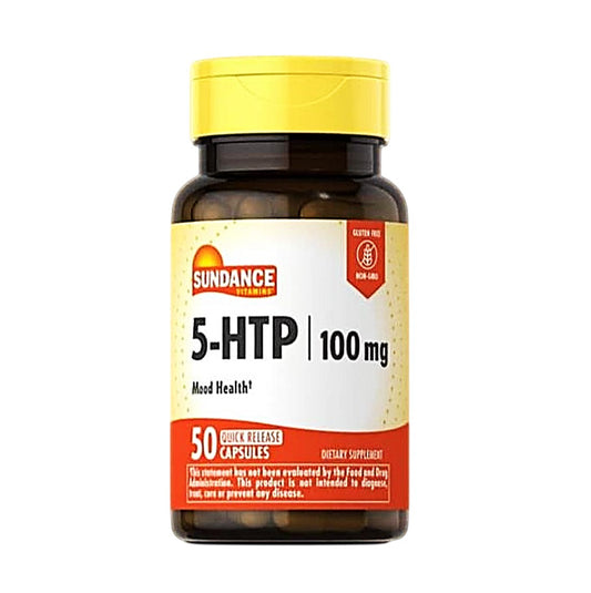 Sundance 5-HTP 100 mg 50 Rapid-Release Capsules [Parallel Import]
